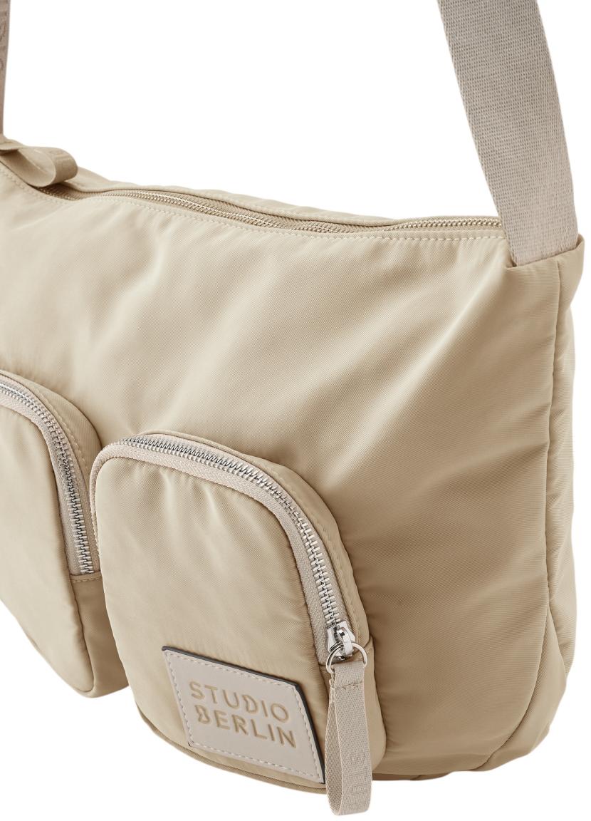 Studio Berlin Tegel Essential Nylon Crossovertasche Beige
