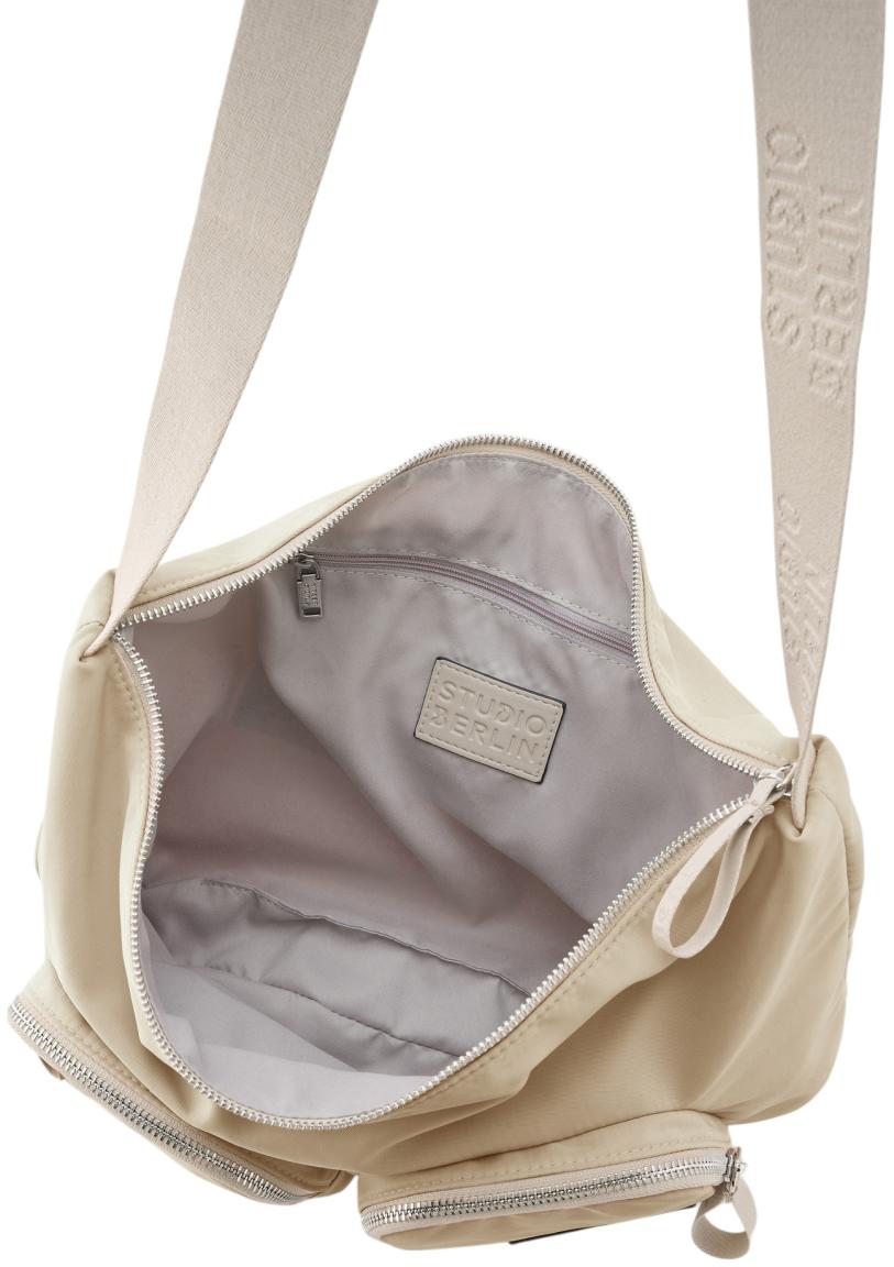 Studio Berlin Tegel Essential Nylon Crossovertasche Beige