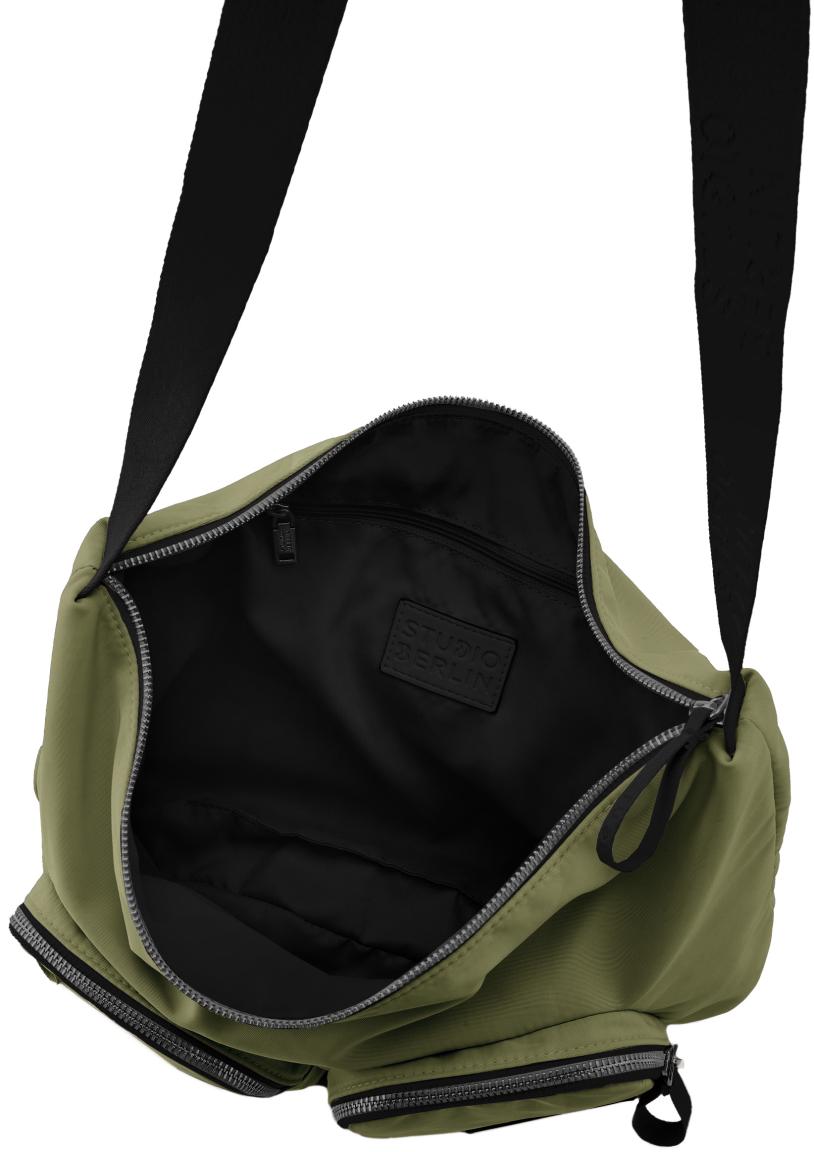 Studio Berlin Tegel Essential Nylon Crossovertasche Olive - Grün