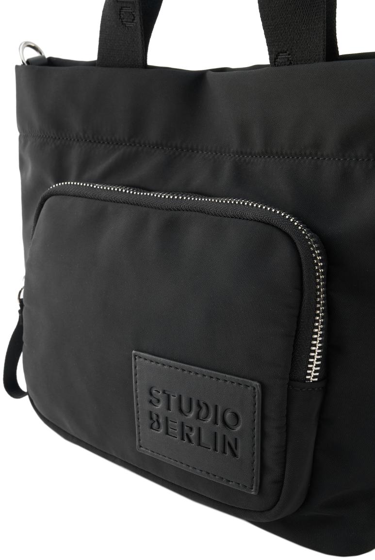 Studio Berlin Weissensse Essential Nylon Kurzgrifftasche Schwarz