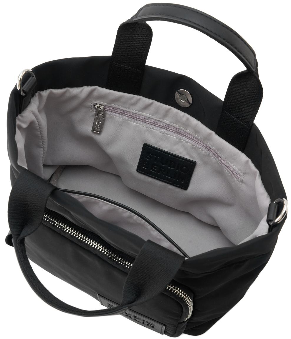 Studio Berlin Weissensse Essential Nylon Kurzgrifftasche Schwarz