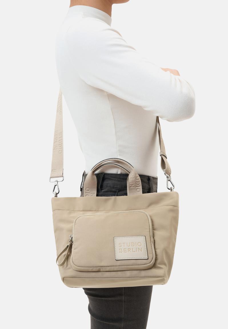 Studio Berlin Weissensse Essential Nylon Kurzgrifftasche Schwarz