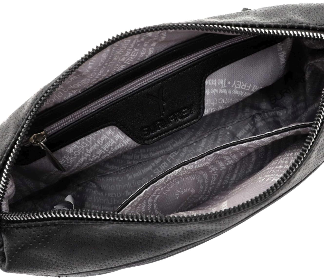 Suri Frey Beuteltasche Crossover schwarz Laley Cutouts