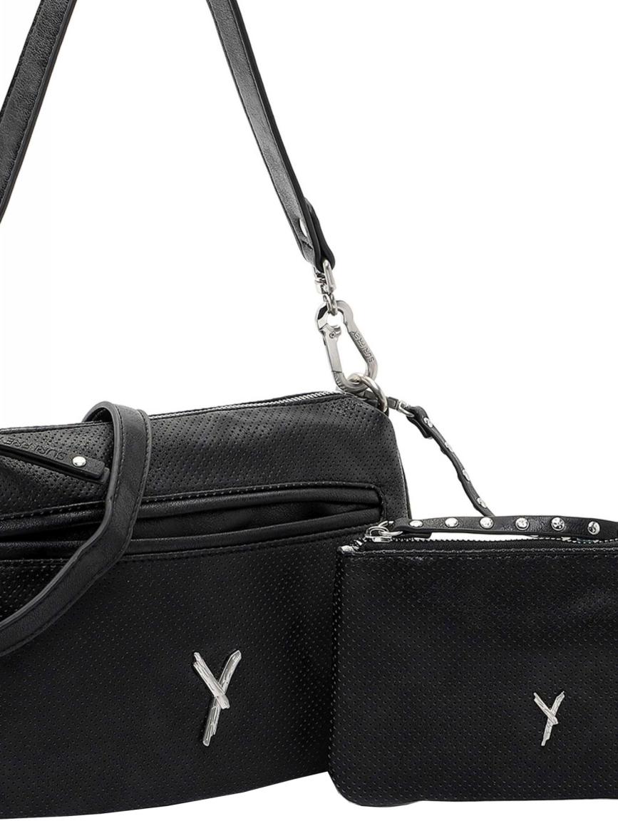 Suri Frey Beuteltasche Crossover schwarz Laley Cutouts