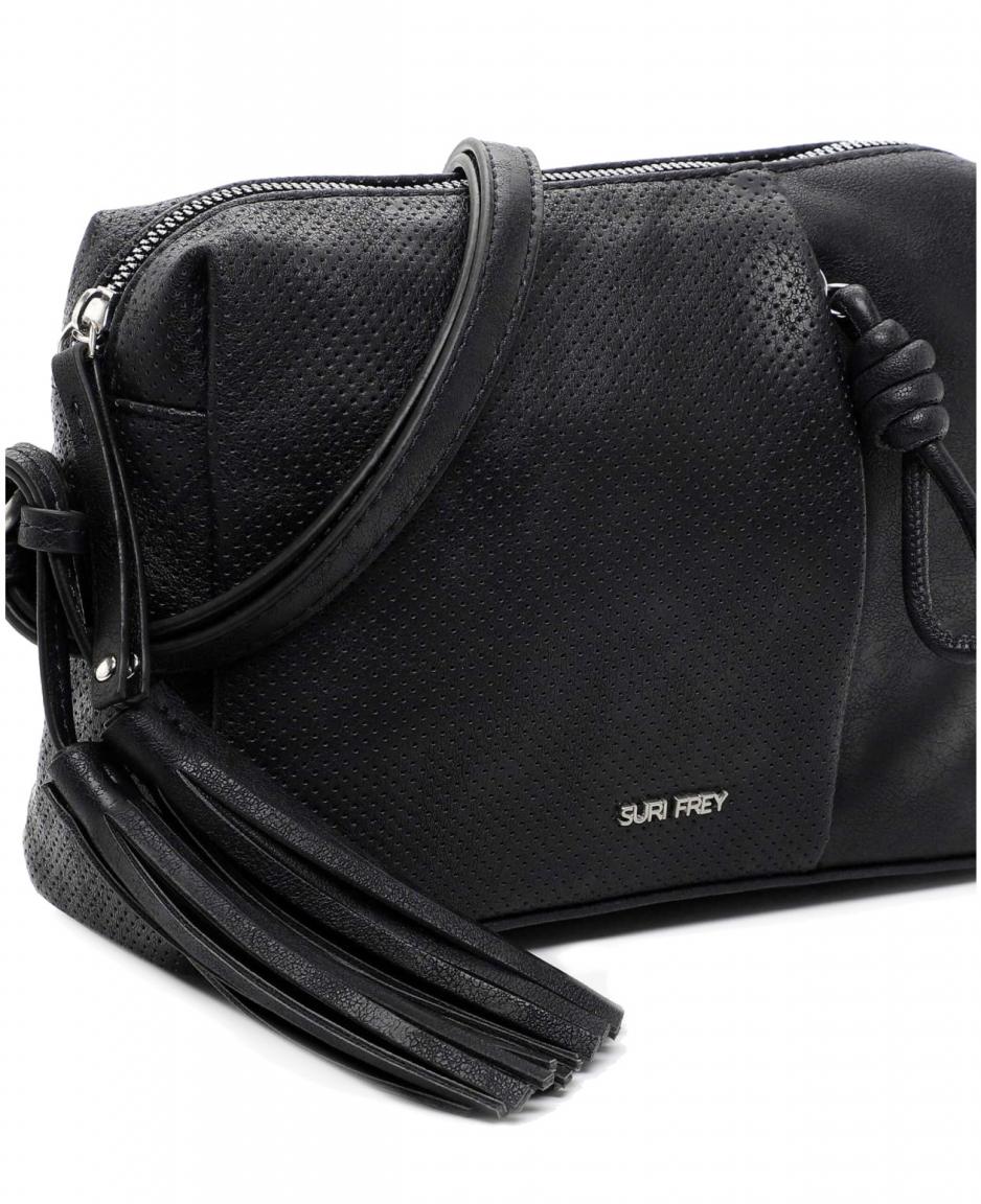 Suri Frey Crossover Tasche Nicky Blue Lasercut Optik