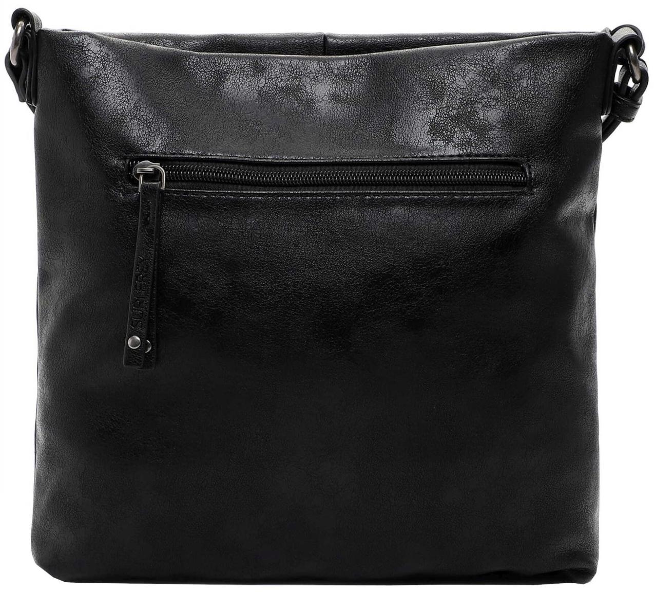 Suri Frey Crossovertasche Livy Black Teilungsnaht
