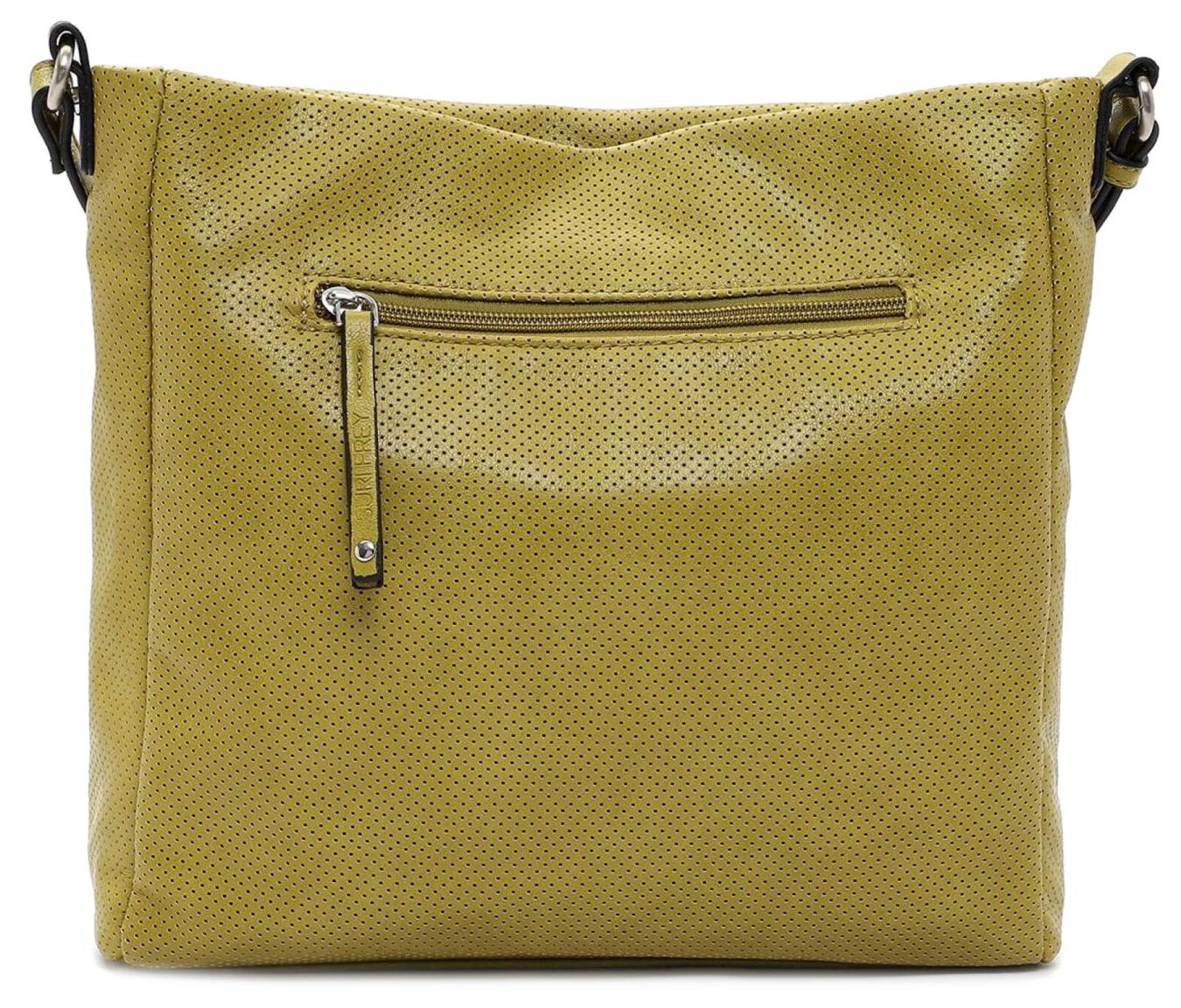 Suri Frey Schulterbag mit Etui Oliv Oil Grün Lasercut Markenemblem