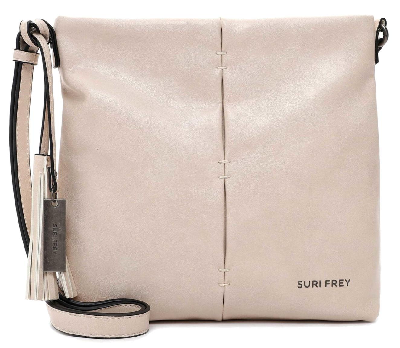 Suri Frey Umhängetasche Livy warmes Beige Fransenanhänger