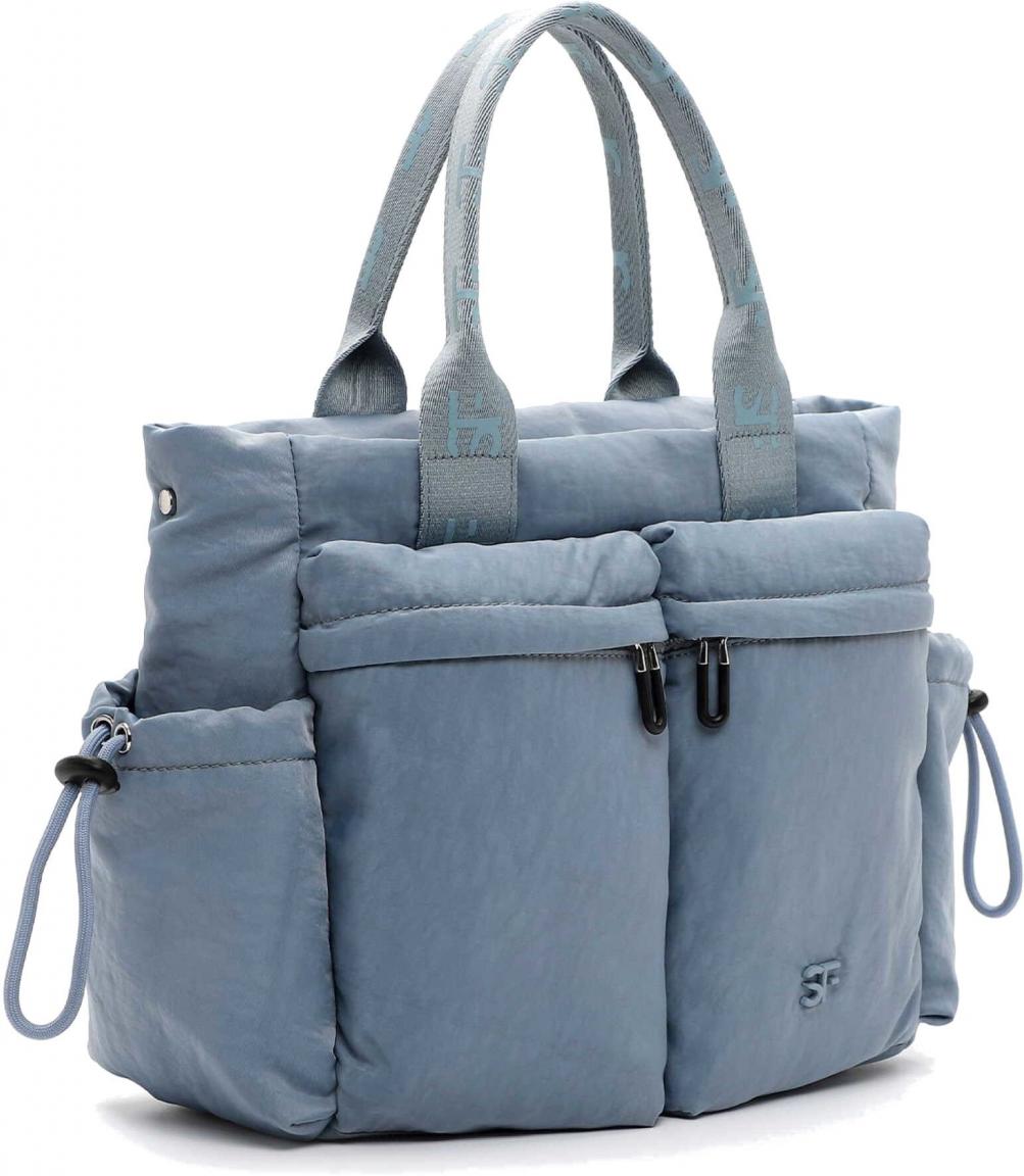 Suri Frey federleichte Beuteltasche Abby Perlon Denim