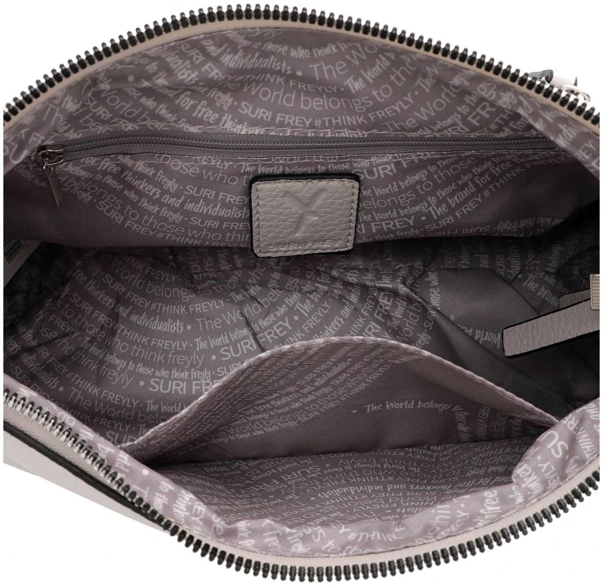 Suri Frey feminine Schultertasche Ecru Vegan Laury