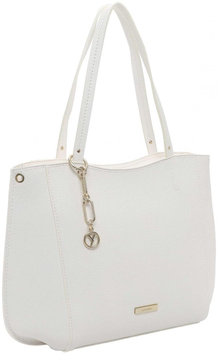 Suri Frey geräumige Henkeltasche Weiß Ginny