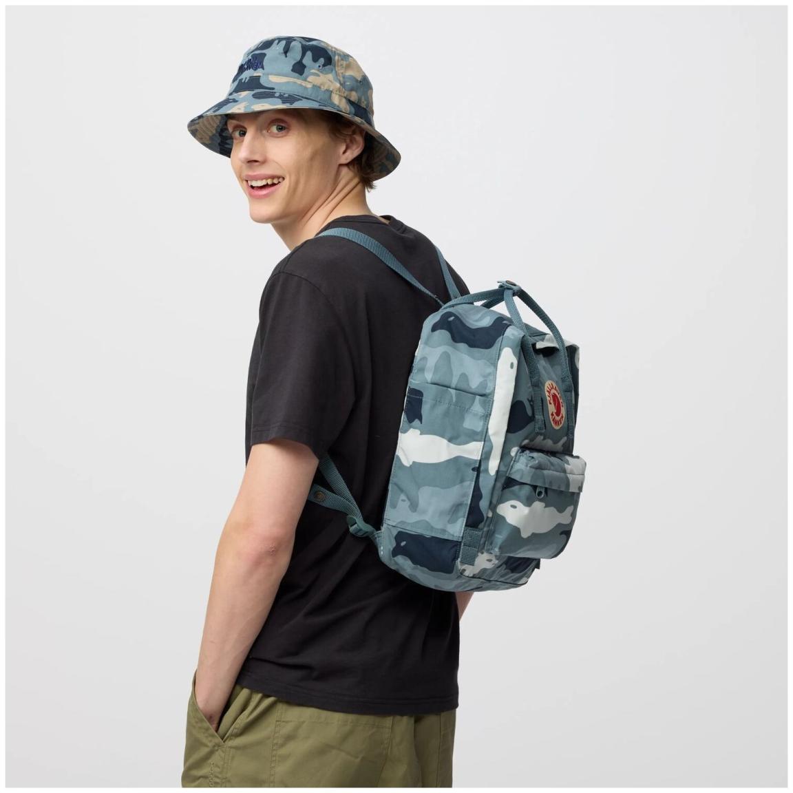 Tagesrucksack Fjällräven Kanken Graphics Chalkrose Hidden Animals