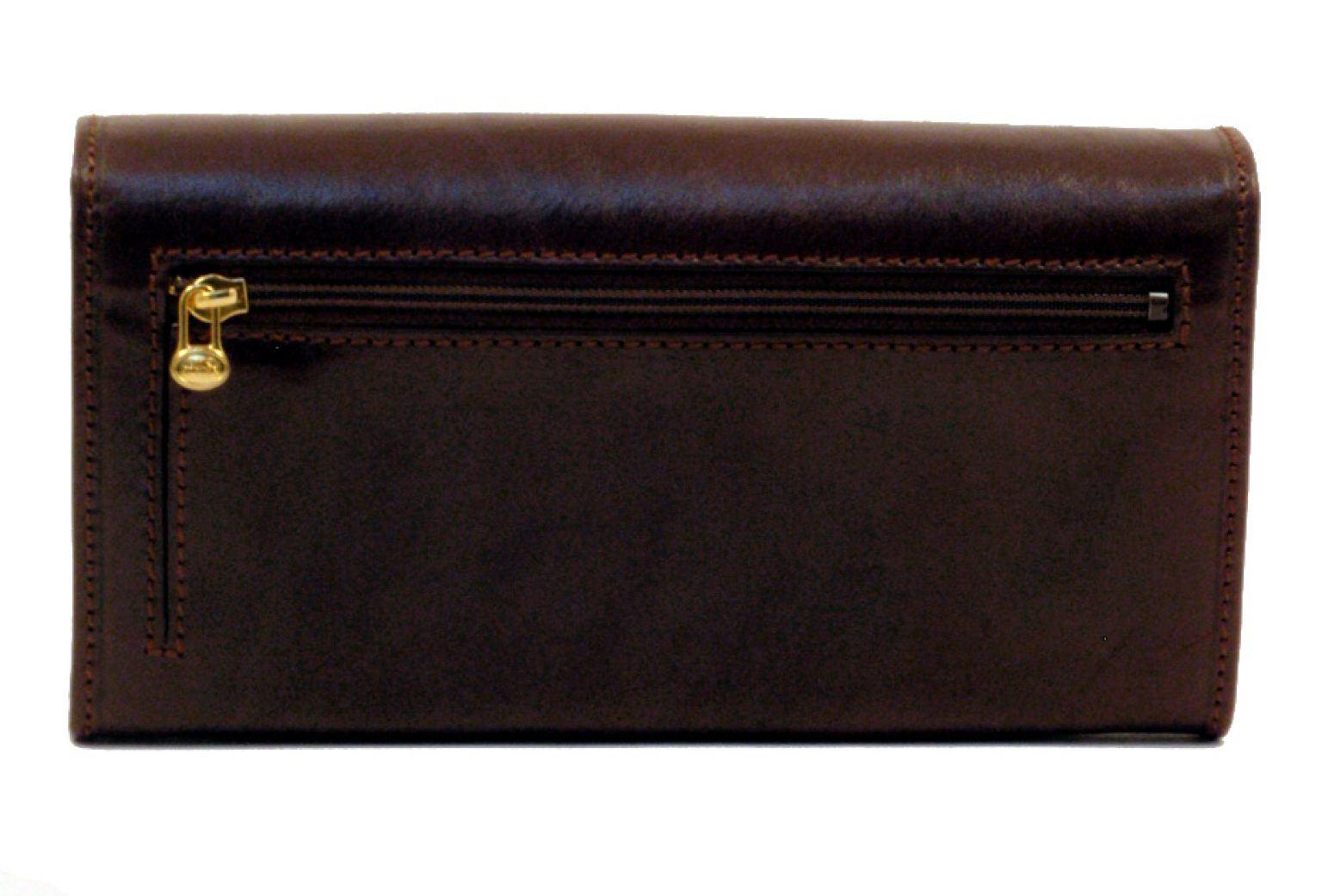 The Bridge Damengeldtasche Leder braun