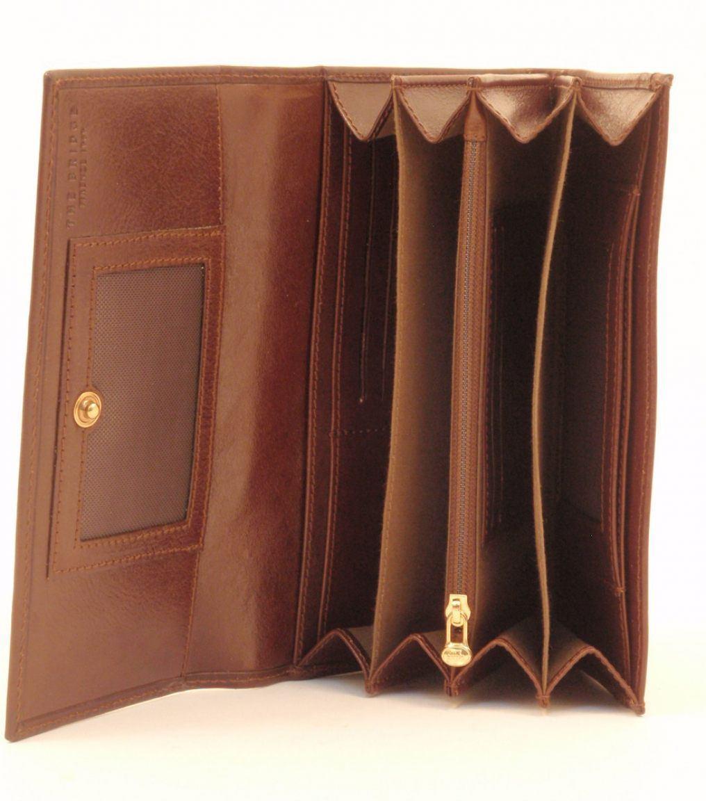 The Bridge Damengeldtasche Leder schwarz