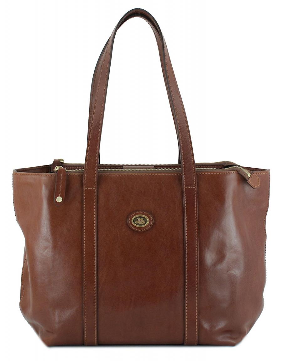 The Bridge Henkeltasche Story Donna Florenz Leder braun