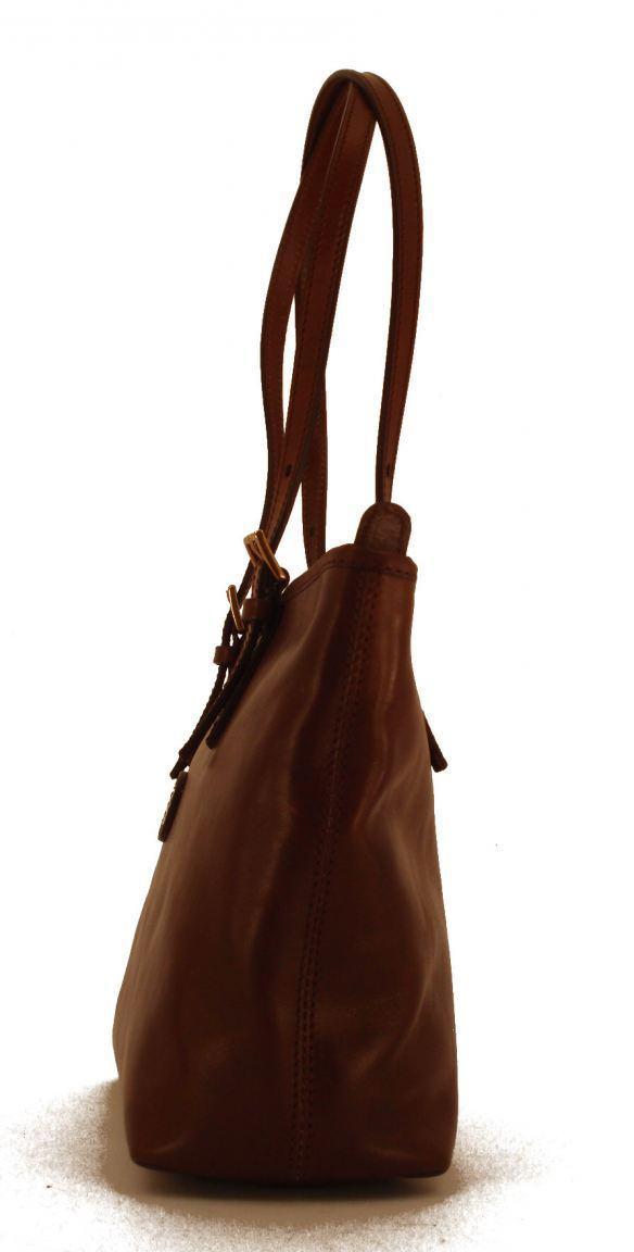 The Bridge Shoppertasche Leder schwarz