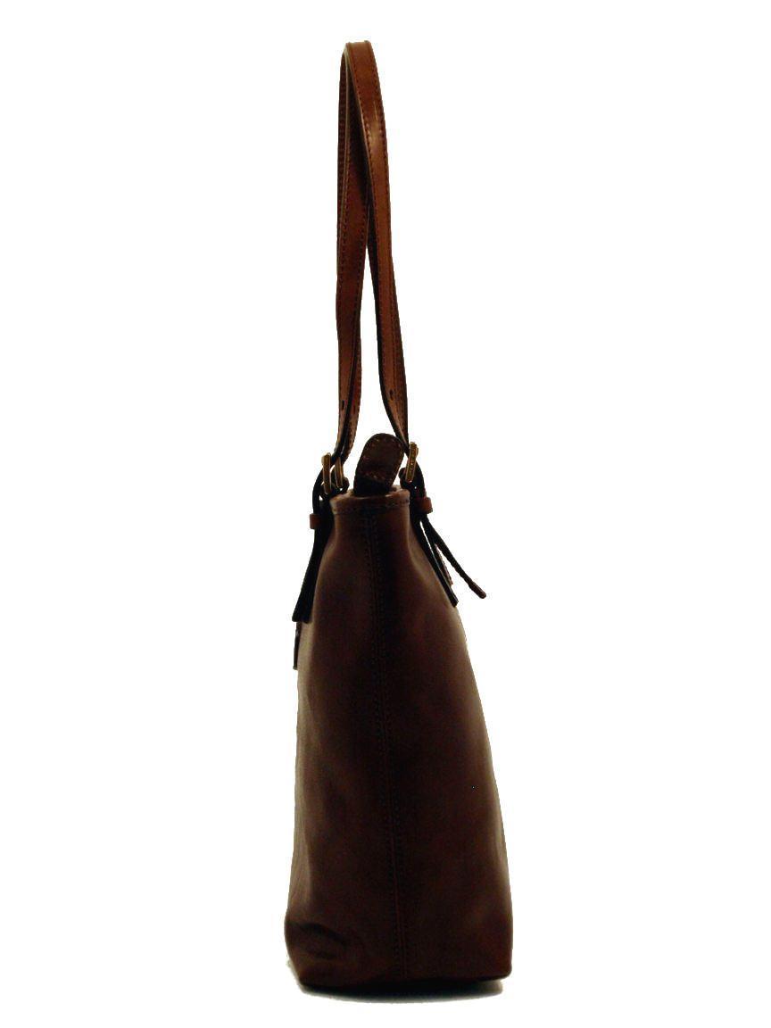 The Bridge Shoppertasche Leder schwarz