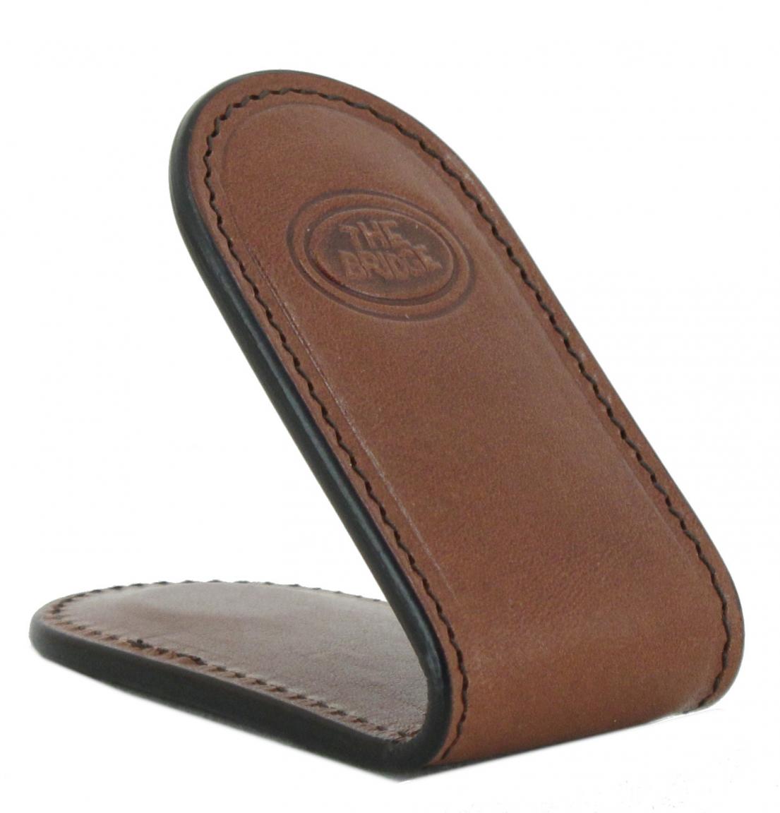 The Bridge magnetische Geldspange Leder schwarz Story Uomo