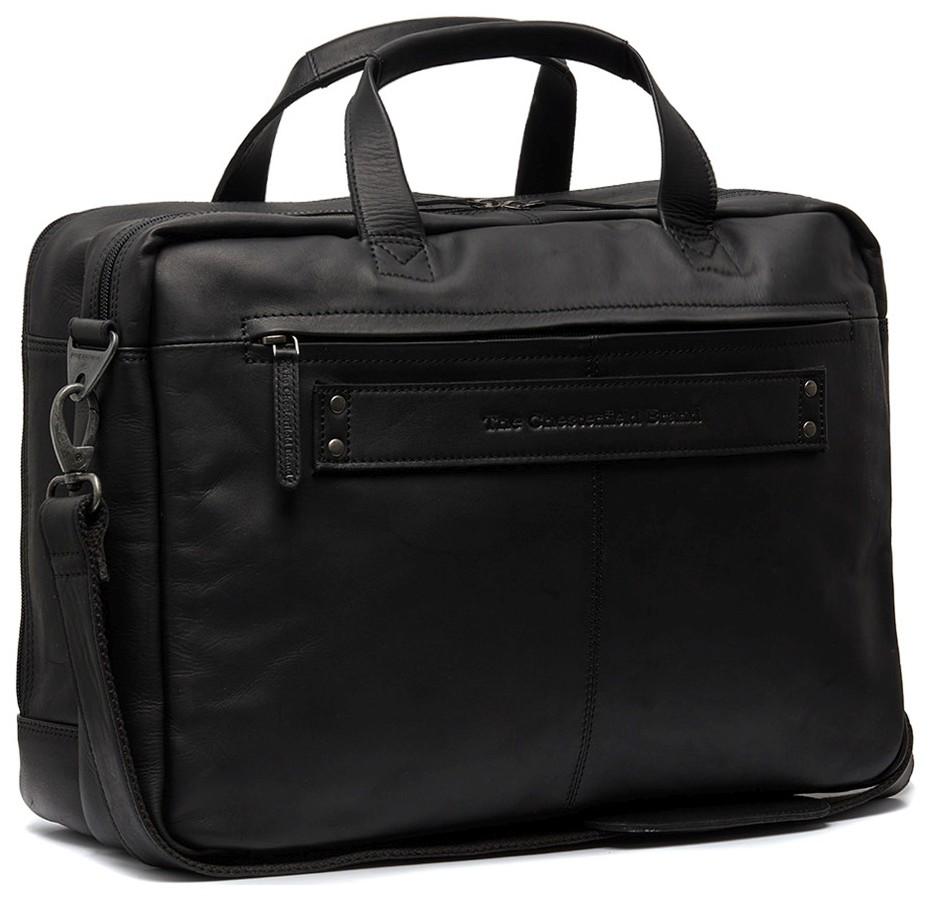 The Chesterfield Brand Ryan gewachstes Leder schwarz Businesstasche