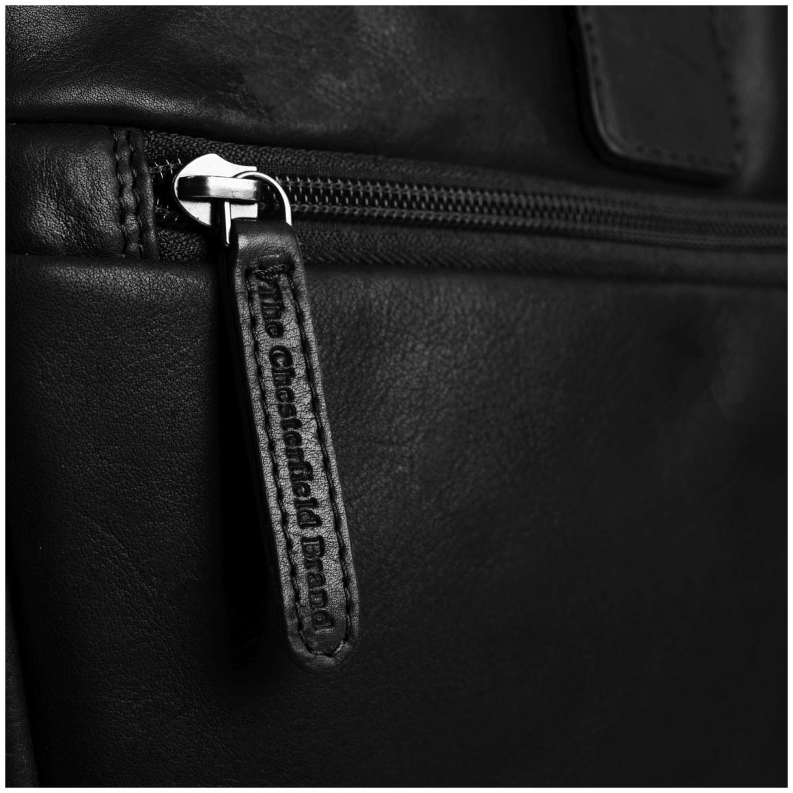 The Chesterfield Brand Seth Wax Pull Up Cognac Aktentasche Leder