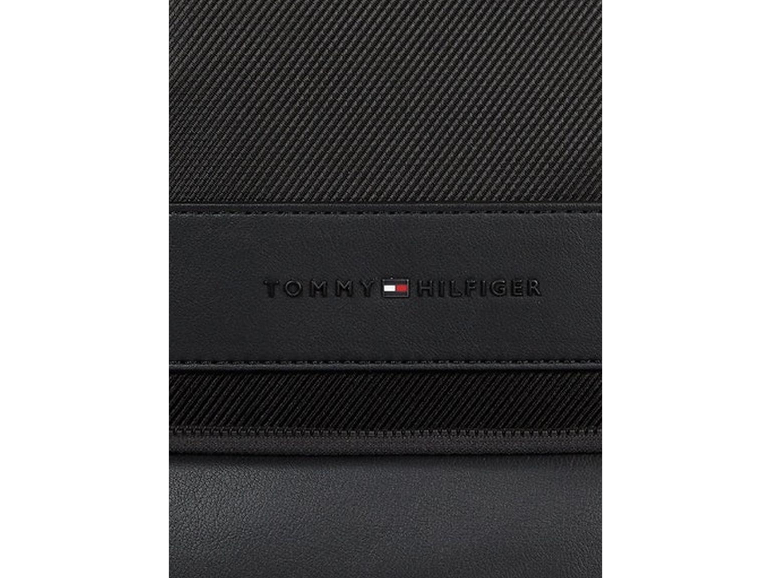 Tommy Hilfiger 1985 Slim Tech Herrenrucksack Black Nylon