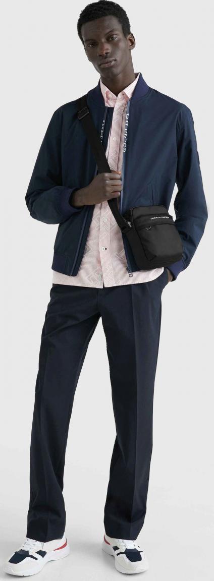 Tommy Hilfiger Crossovertasche Männer Skyline Mini Reporter Schwarz