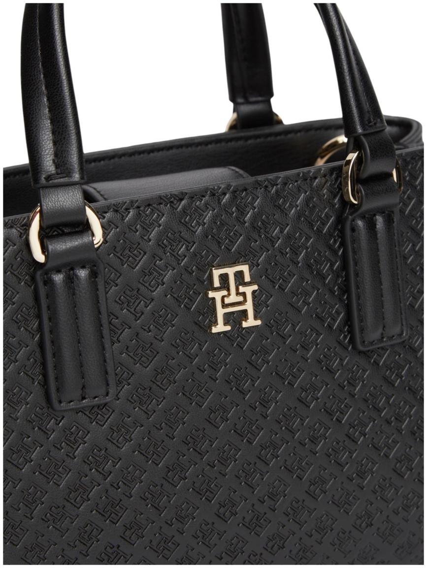 Tommy Hilfiger Daily Mini Tote Mono Kurzgrifftasche Black