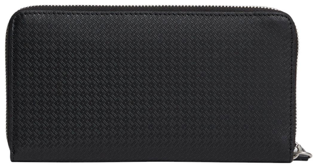 Tommy Hilfiger Emboss ZA Wallet Geldbörse Rindsleder Schwarz