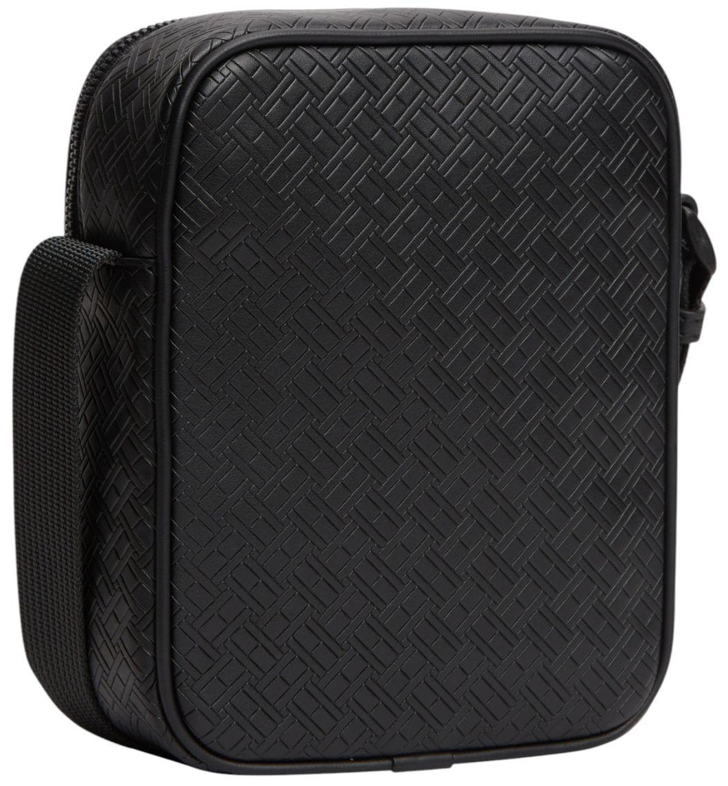 Tommy Hilfiger Embossed Flag Mini Reporter Herrentasche Schwarz