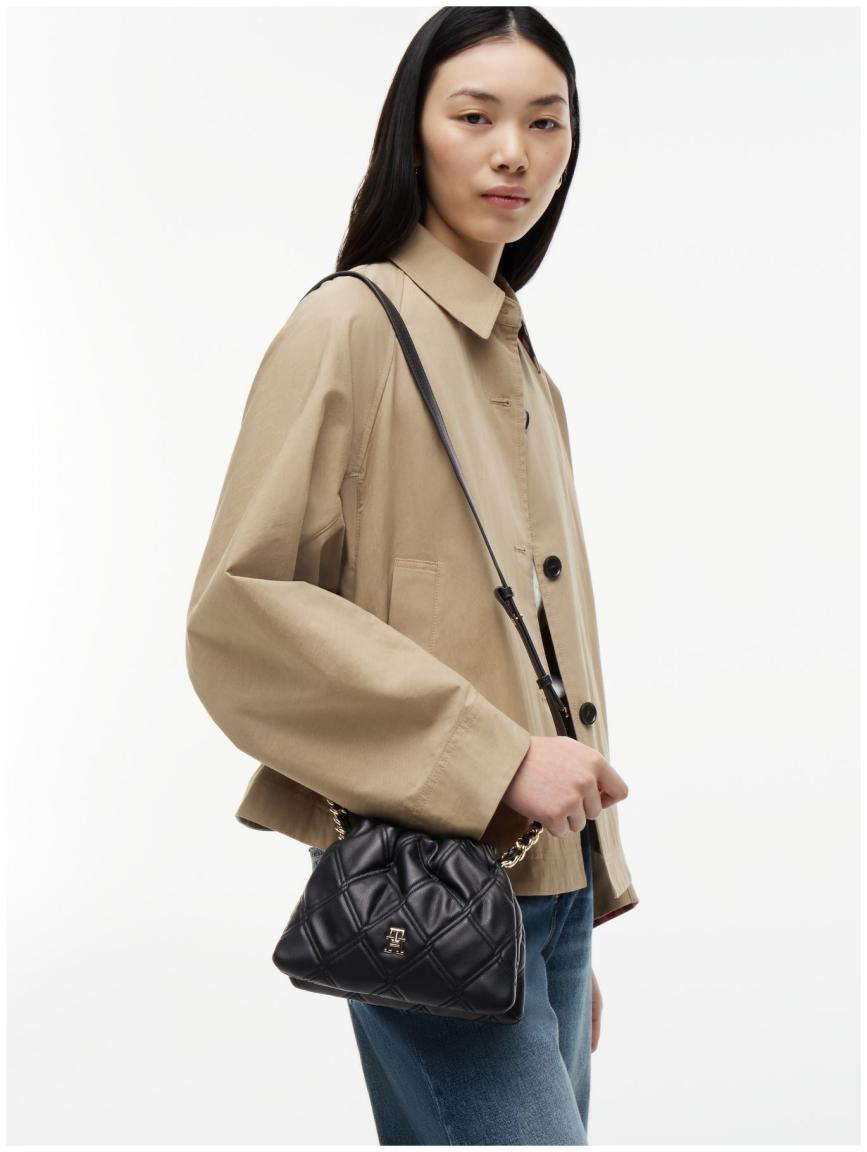 Tommy Hilfiger Feminine Mini Crossover Beuteltasche Schwarz