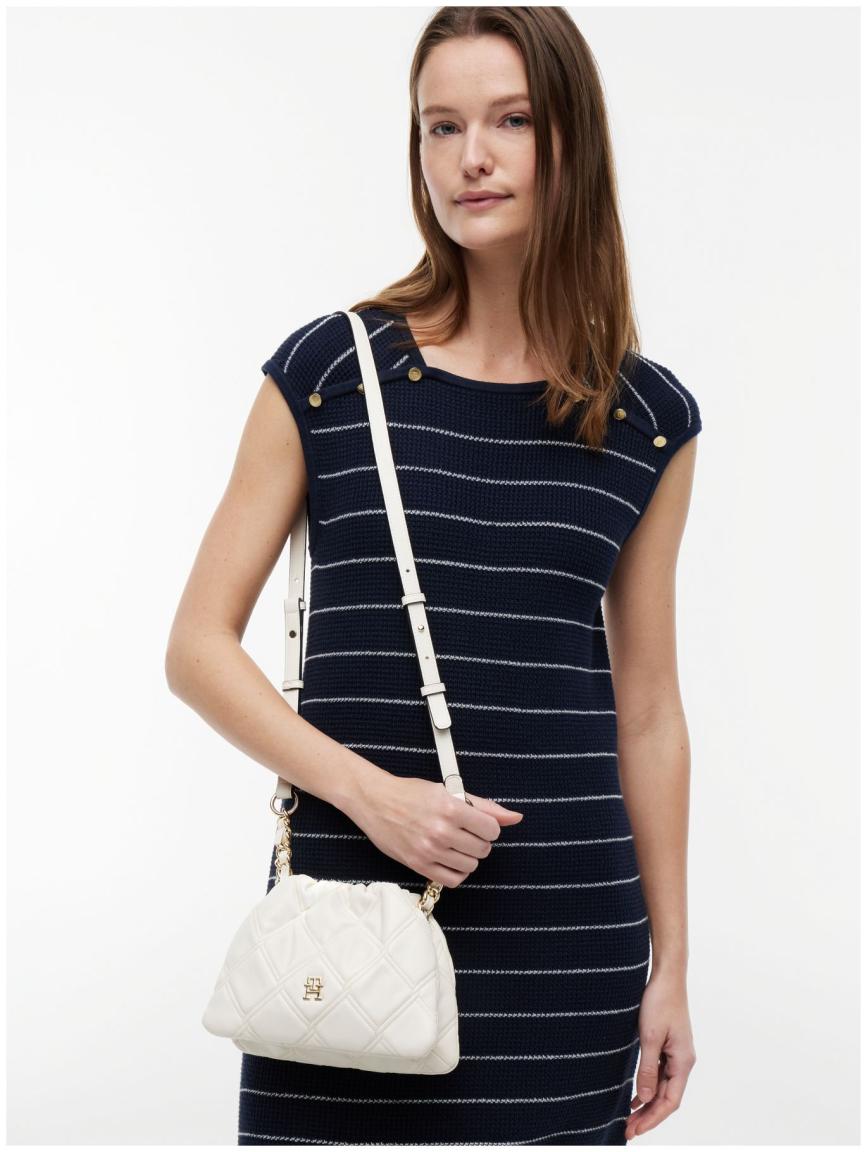 Tommy Hilfiger Feminine Mini Crossover Beuteltasche Schwarz