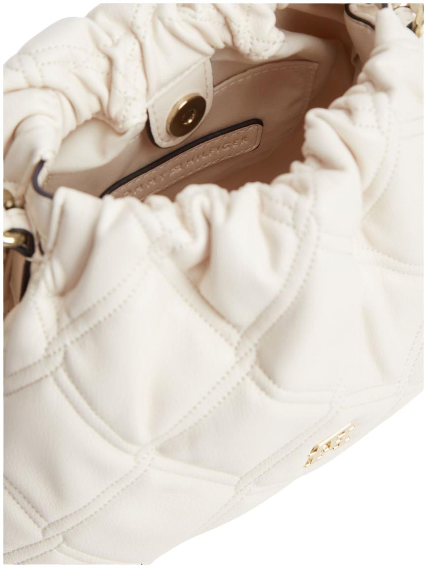 Tommy Hilfiger Feminine Mini Crossover Beuteltasche Soft Cream - Beige