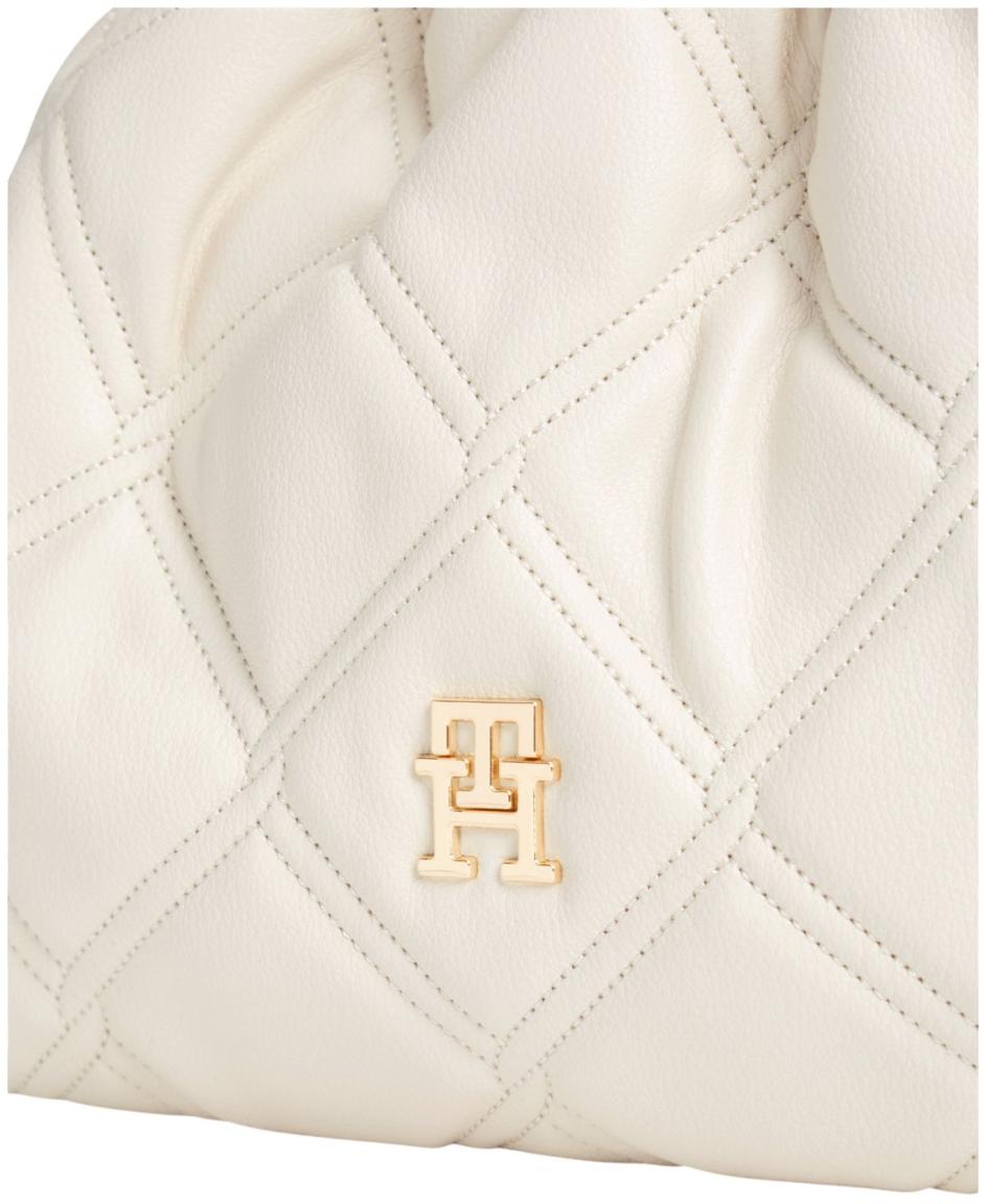 Tommy Hilfiger Feminine Mini Crossover Beuteltasche Soft Cream - Beige