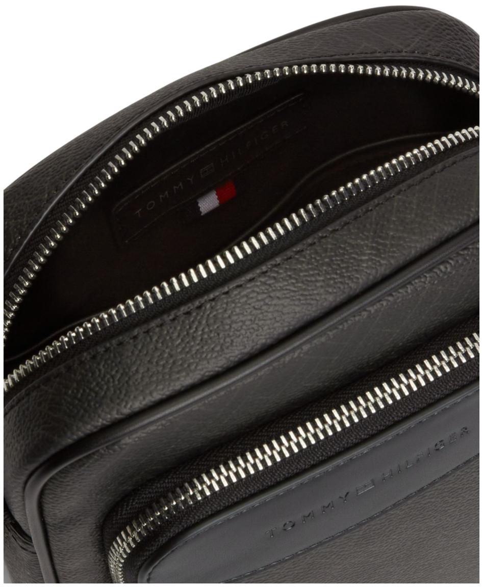 Tommy Hilfiger Flag Monogram Mini Reporter Herrentasche Schwarz