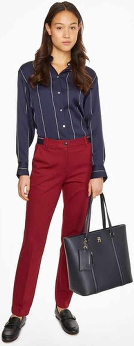 Tommy Hilfiger Henkeltasche kleines Etui Blau Space Blue Tommy Life Soft Tote