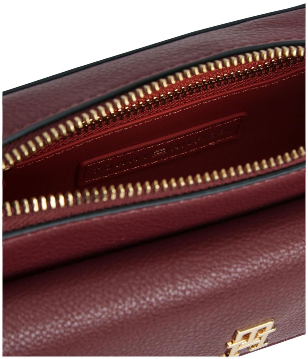 Tommy Hilfiger Icon Camera Bag Velvet Maroon - Bordeauxrot