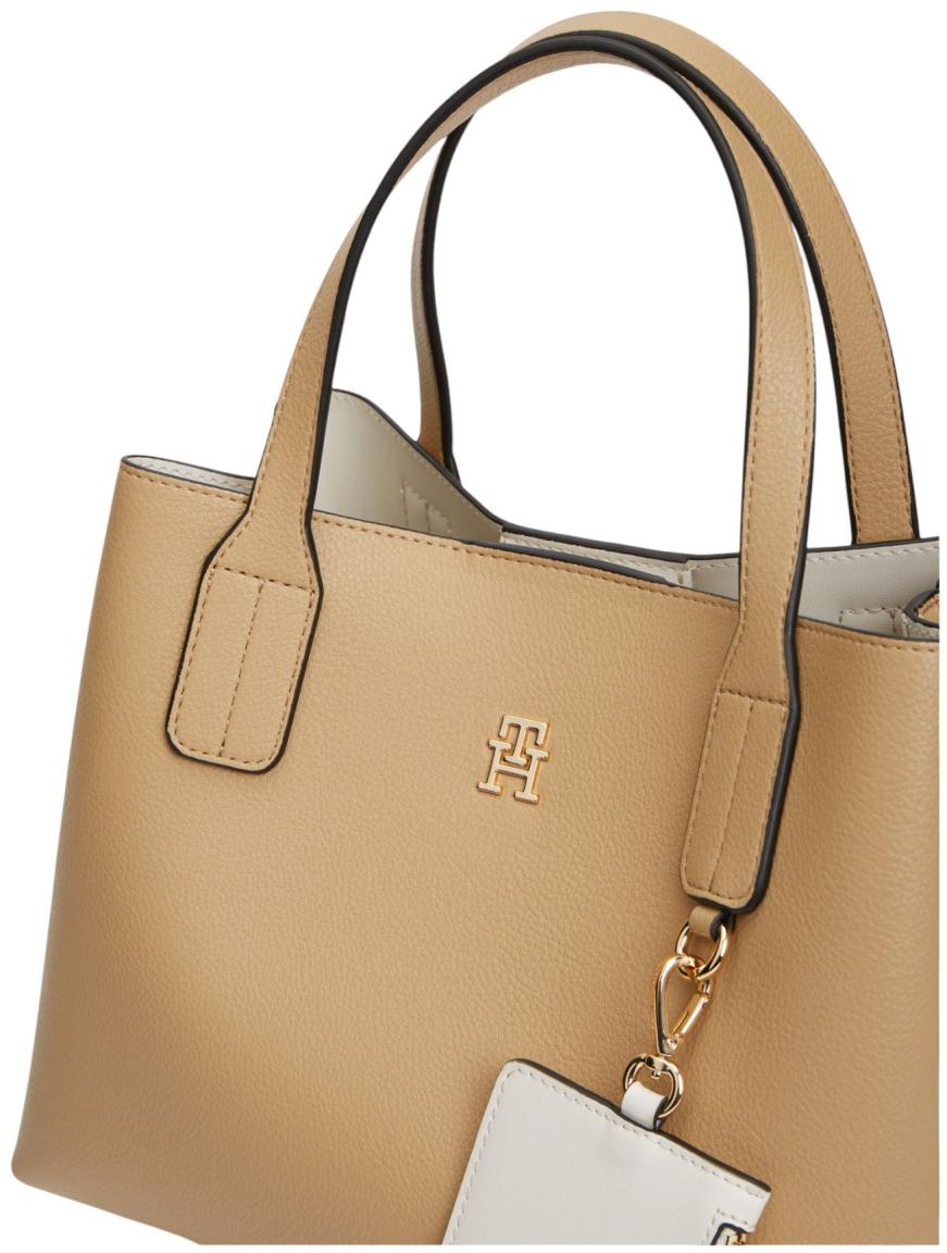 Tommy Hilfiger Icon Mini Satchel Kurzgrifftasche Classic Khaki - Camel