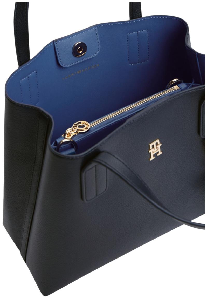 Tommy Hilfiger Icon Mini Satchel Kurzgrifftasche Space Blue - Blau