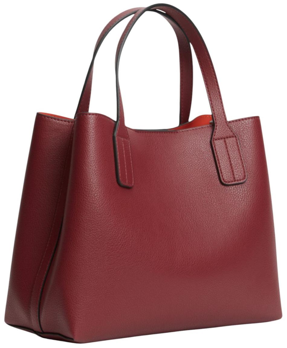 Tommy Hilfiger Icon Mini Satchel Kurzgrifftasche Velvet Maroon - Bordeauxrot
