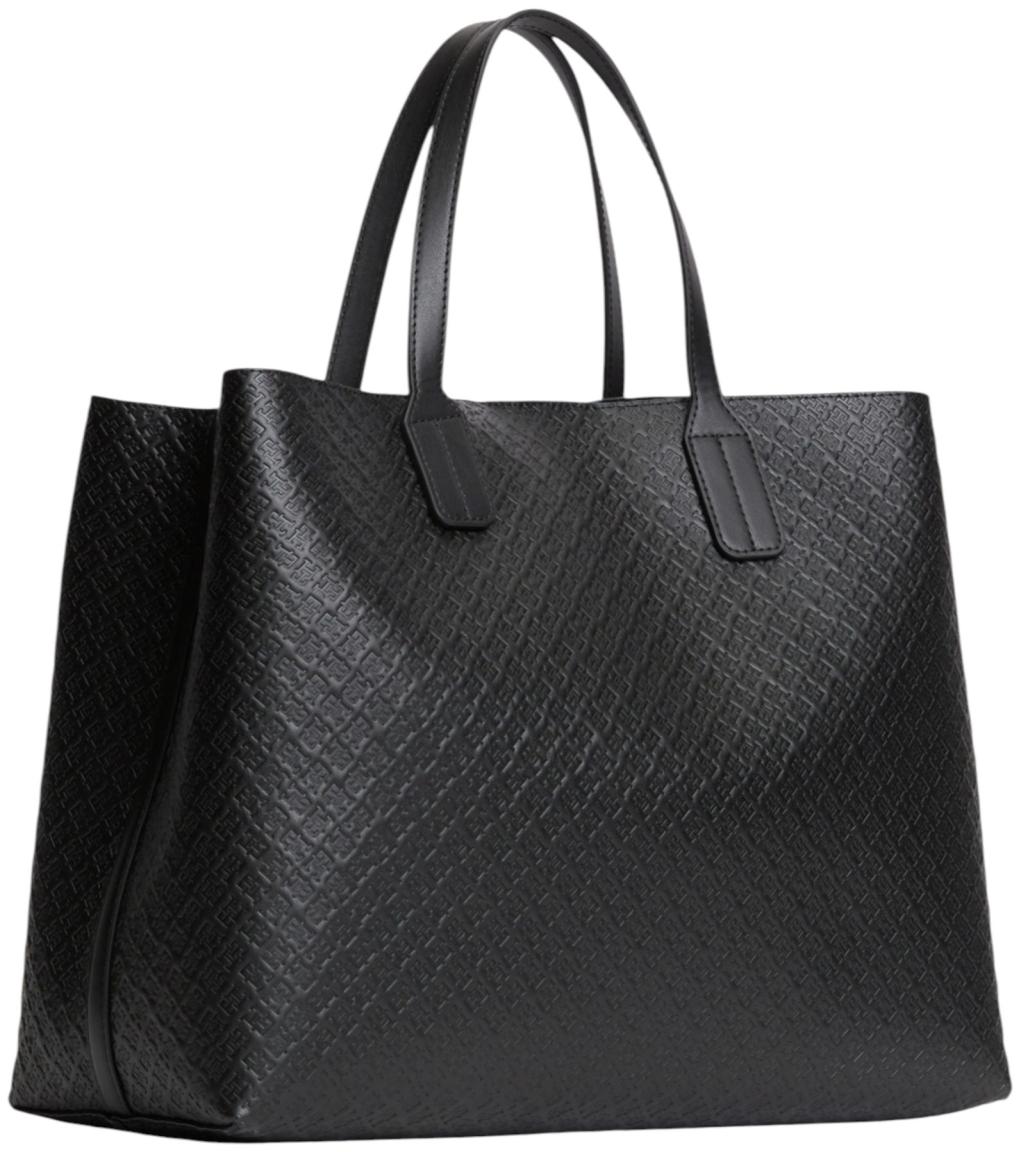 Tommy Hilfiger Icon Satchel Mono Kurzgrifftasche Schwarz