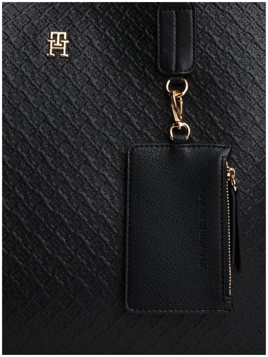 Tommy Hilfiger Icon Tote Shopper Black Mono