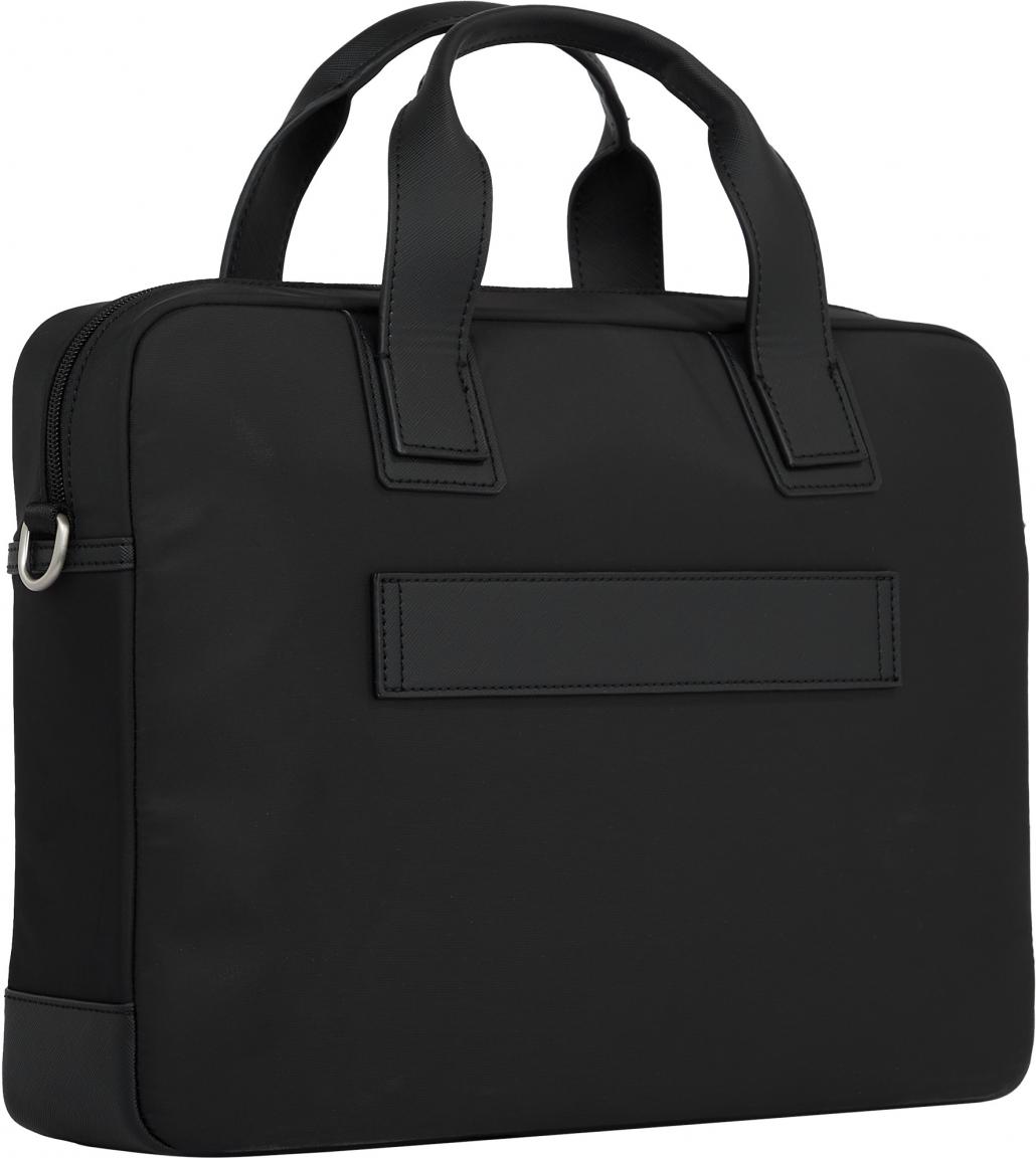 Tommy Hilfiger Laptoptasche TH Elevated Nylon Computer Bag schwarz