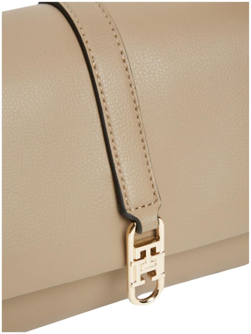 Tommy Hilfiger Libre Conv Flap Überschlagtasche Taupe