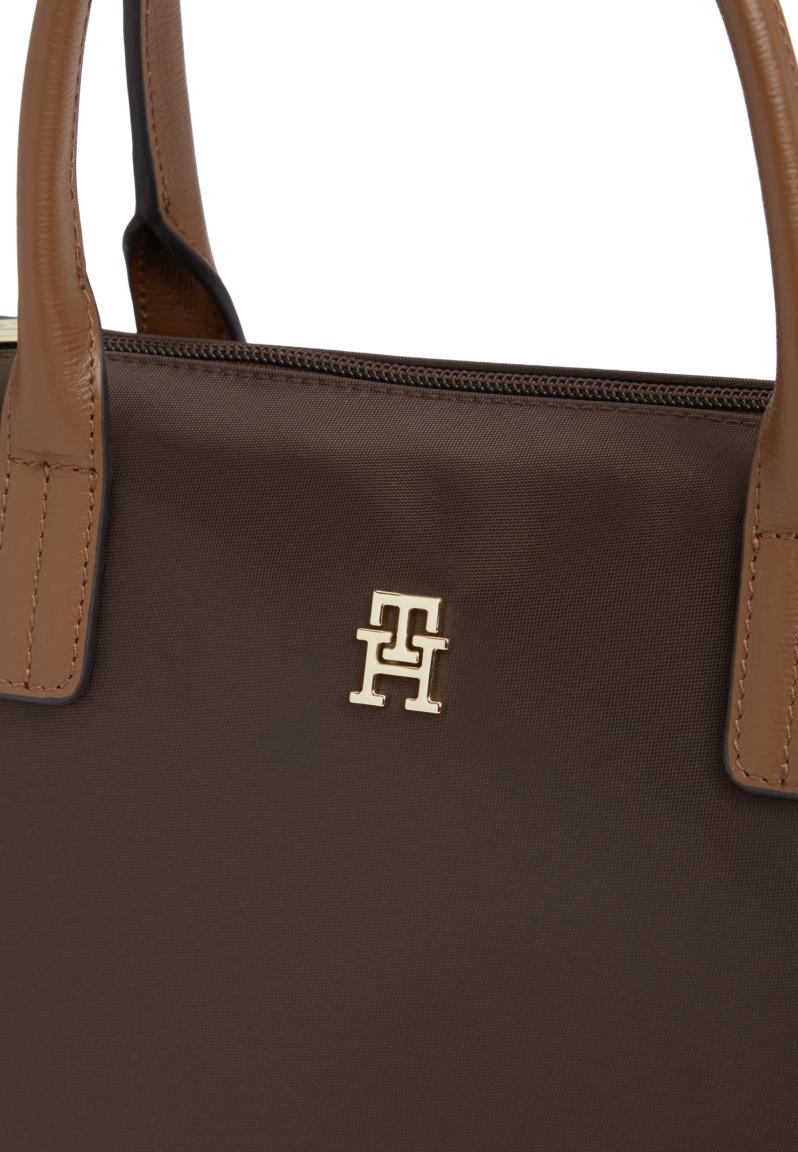 Tommy Hilfiger Popette Mini Tote Kurzgrifftasche Braun