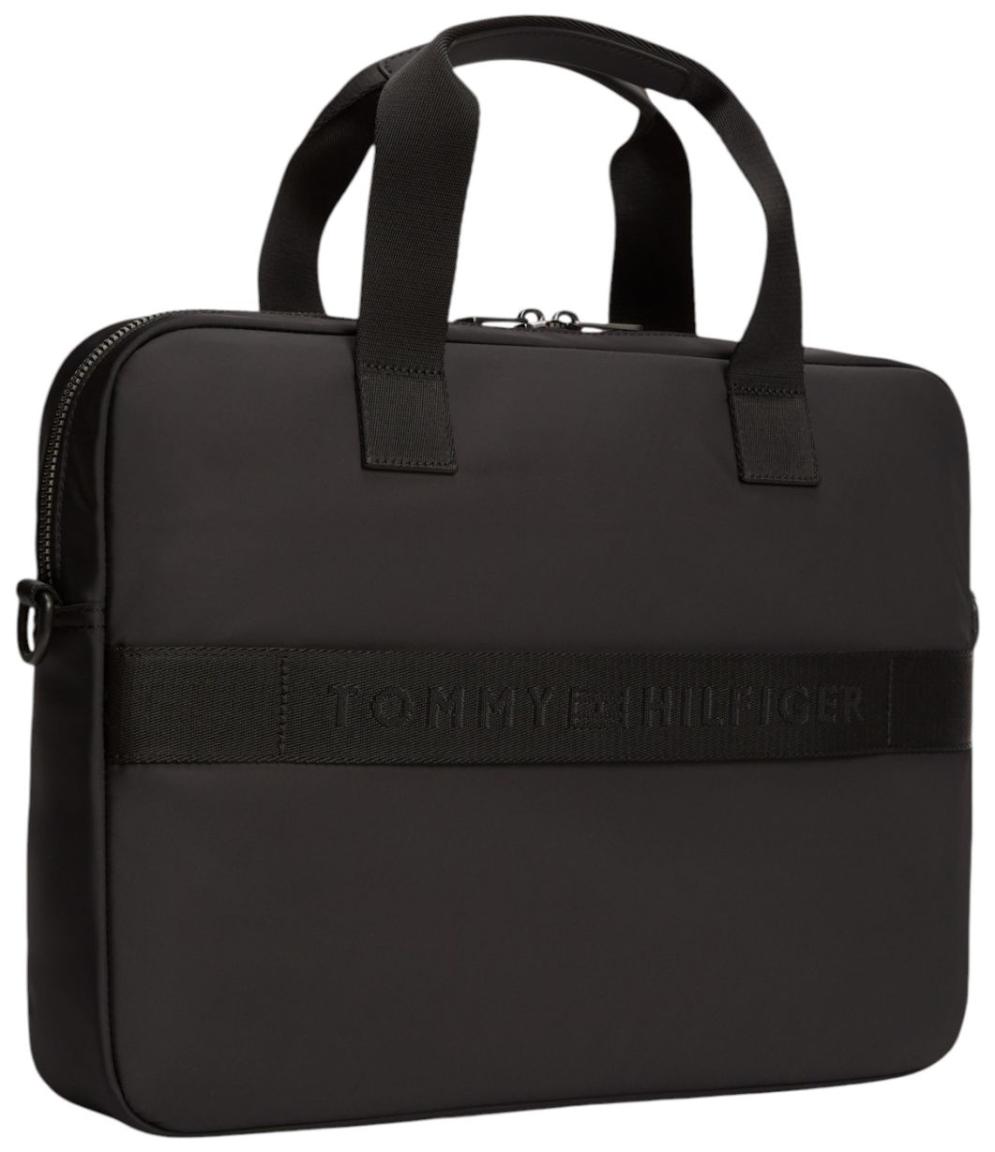 Tommy Hilfiger Repreve Computer Bag Nylon Schwarz