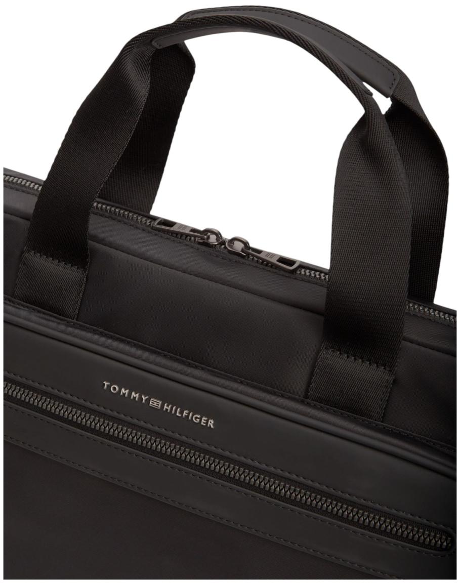 Tommy Hilfiger Repreve Computer Bag Nylon Schwarz