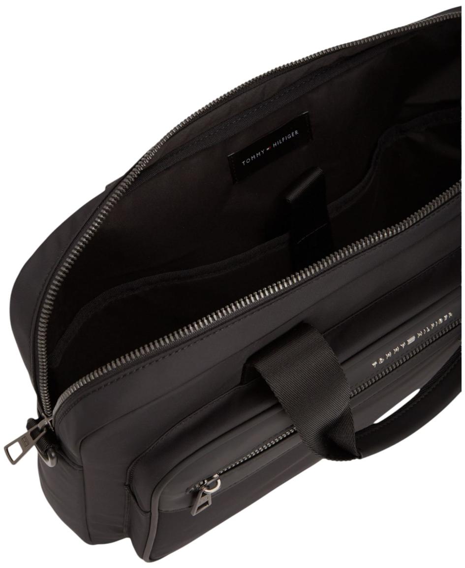 Tommy Hilfiger Repreve Computer Bag Nylon Schwarz