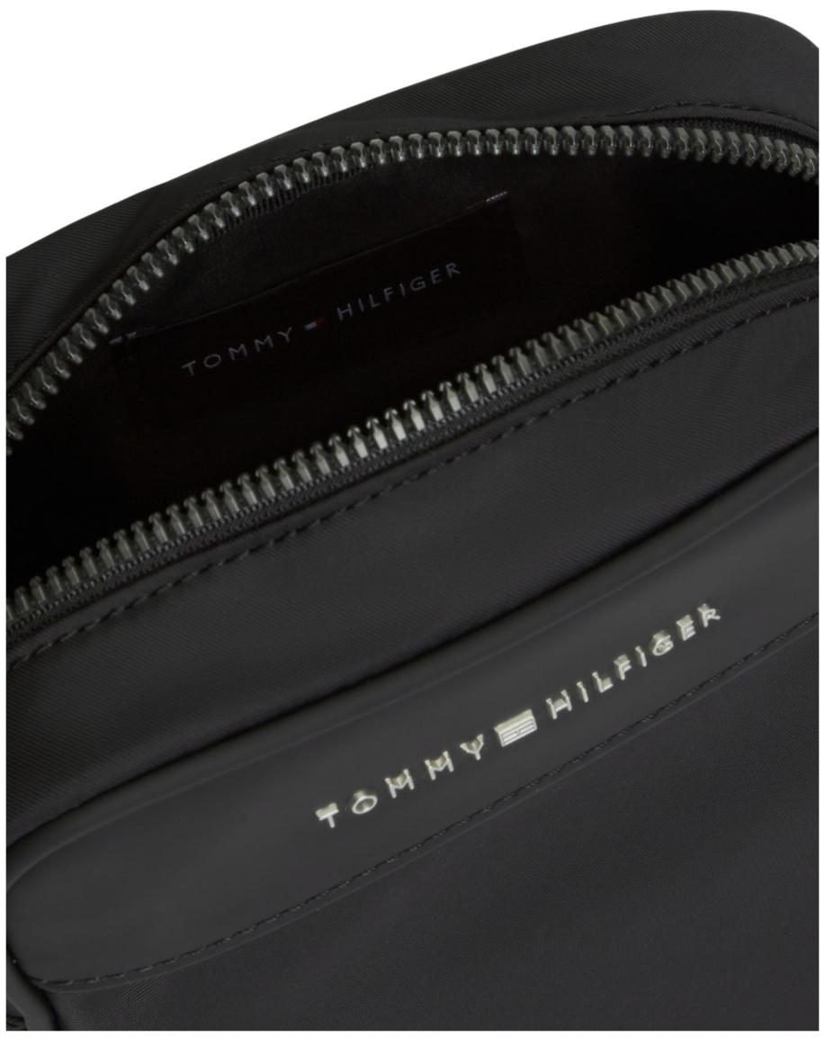Tommy Hilfiger Repreve Mini Reporter Herrentasche Nylon Schwarz