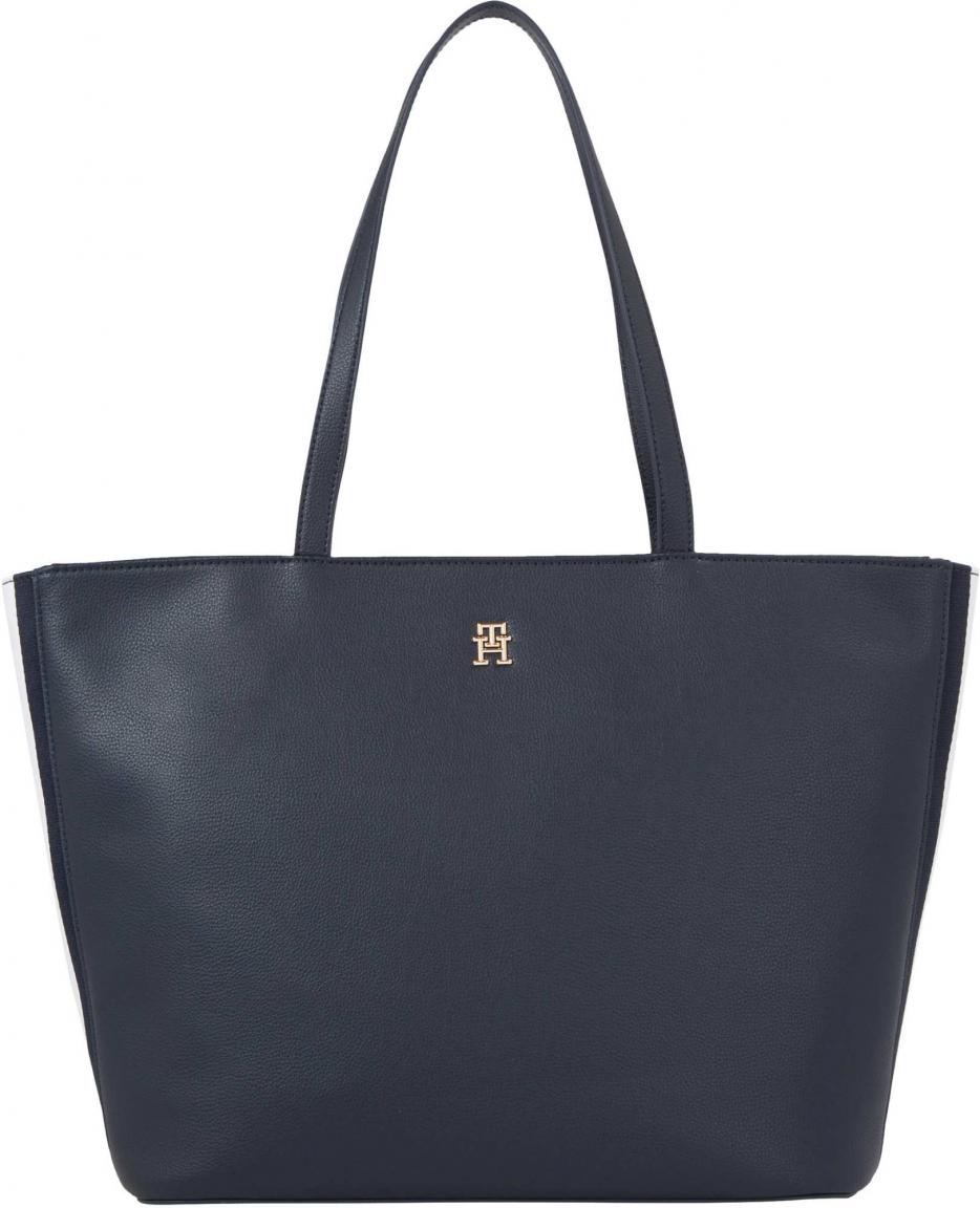 Tommy Hilfiger Shopper sportlich Hilfiger Stripes TH Essential SC Tote Corp