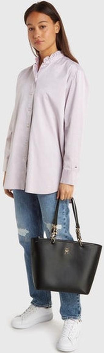 Tommy Hilfiger Shoppertasche schwarz Kette TH Chic Tote
